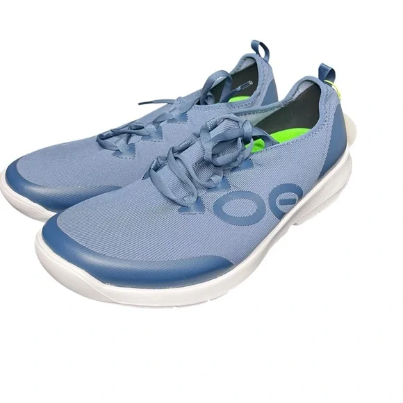 NWT OOFOS Men’s Gray and Green Athletic Shoes Size 11.5 - Picture 6 of 8